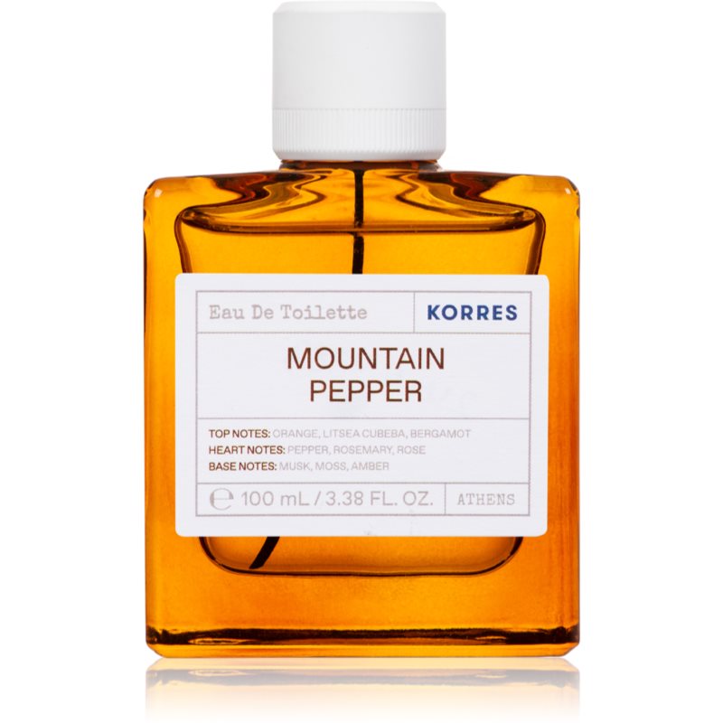 Korres Mountain Pepper Eau de Toilette pentru bărbați 100 ml