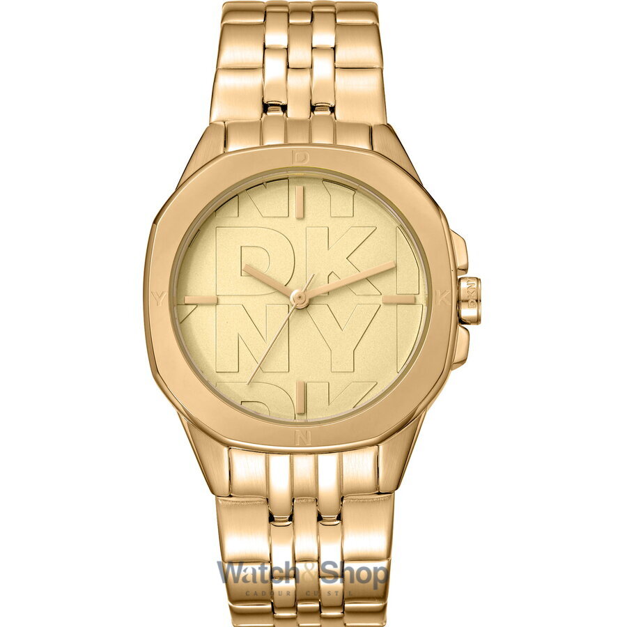 Ceas DKNY DKNY DK1L012M0065 Ladies Watch Brooklyn Midi Gold 34MM 5ATM