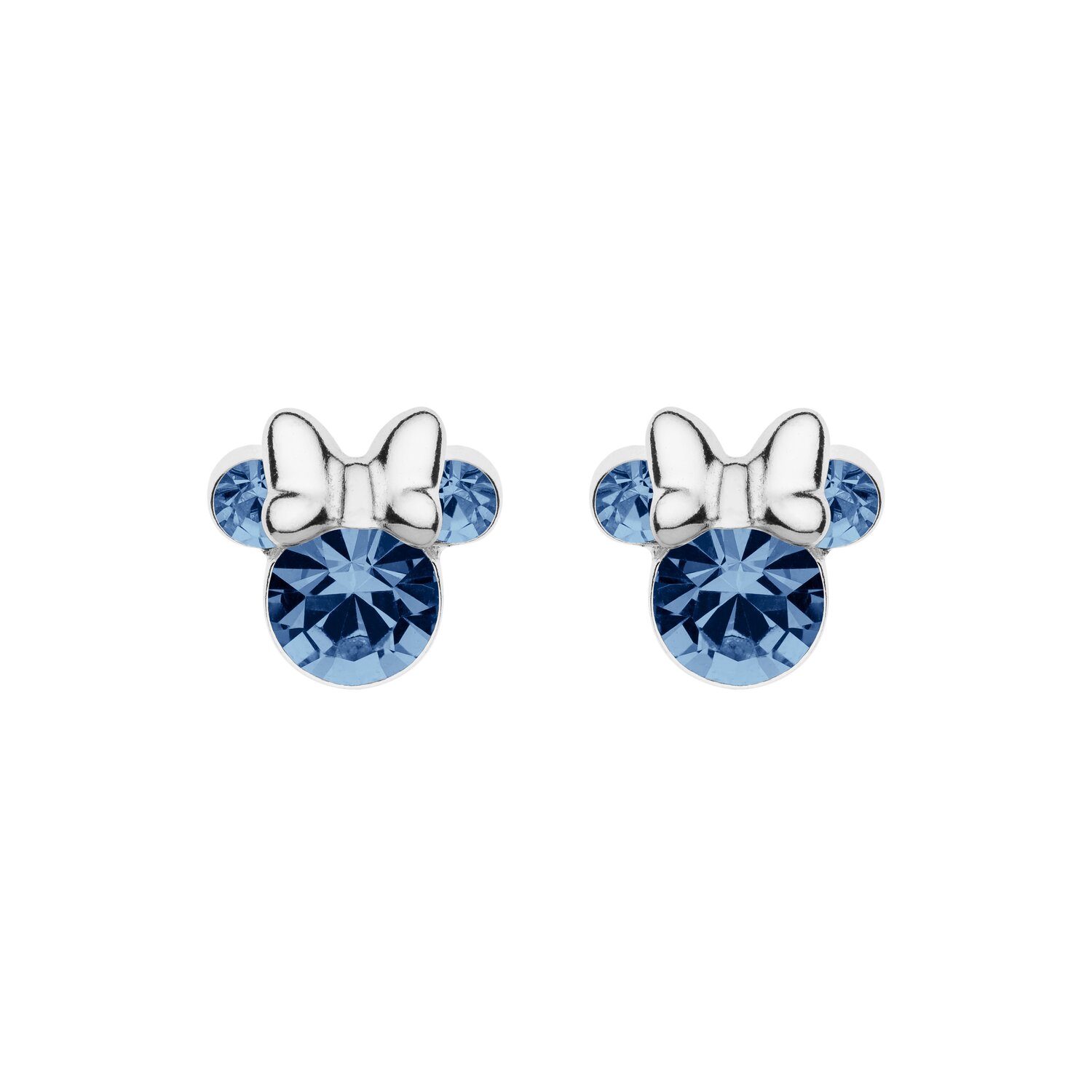 Cercei Disney Birthday Minnie Mouse luna Decembrie - Argint 925 si Cristal