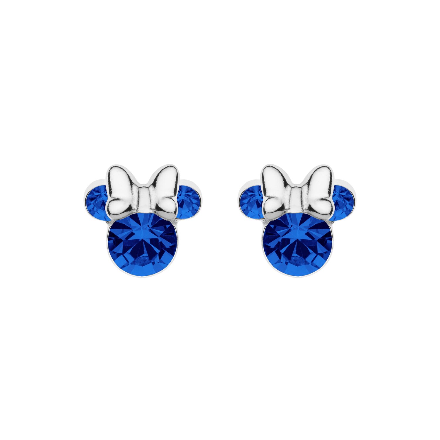 Cercei Disney Birthday Minnie Mouse luna Septembrie - Argint 925 si Cristal