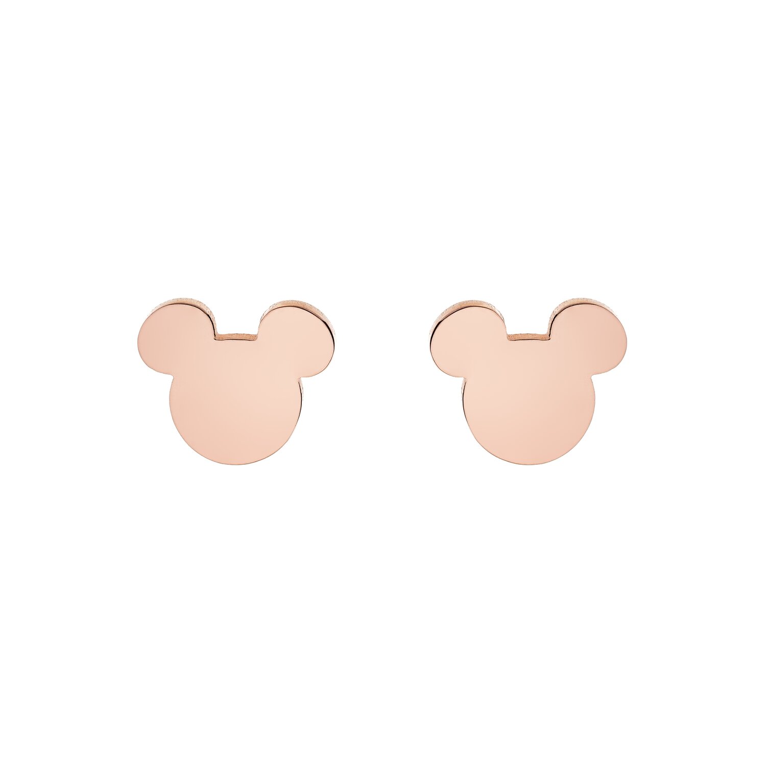 Cercei Disney Mickey Mouse simbol minimalist - Otel Medical Inoxidabil Rose