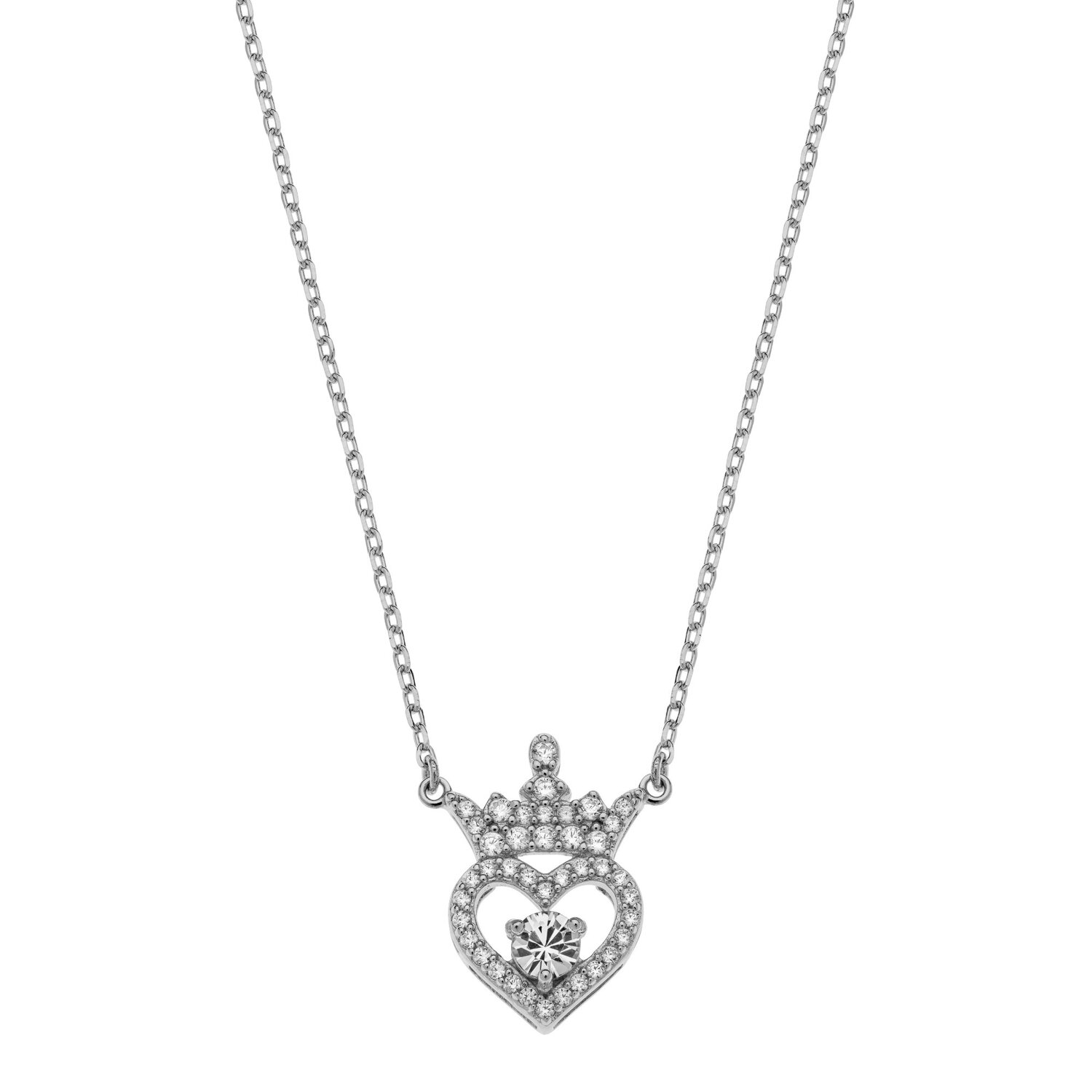 Colier Disney coroana Princess - Argint 925 si Cubic Zirconia si Cristale