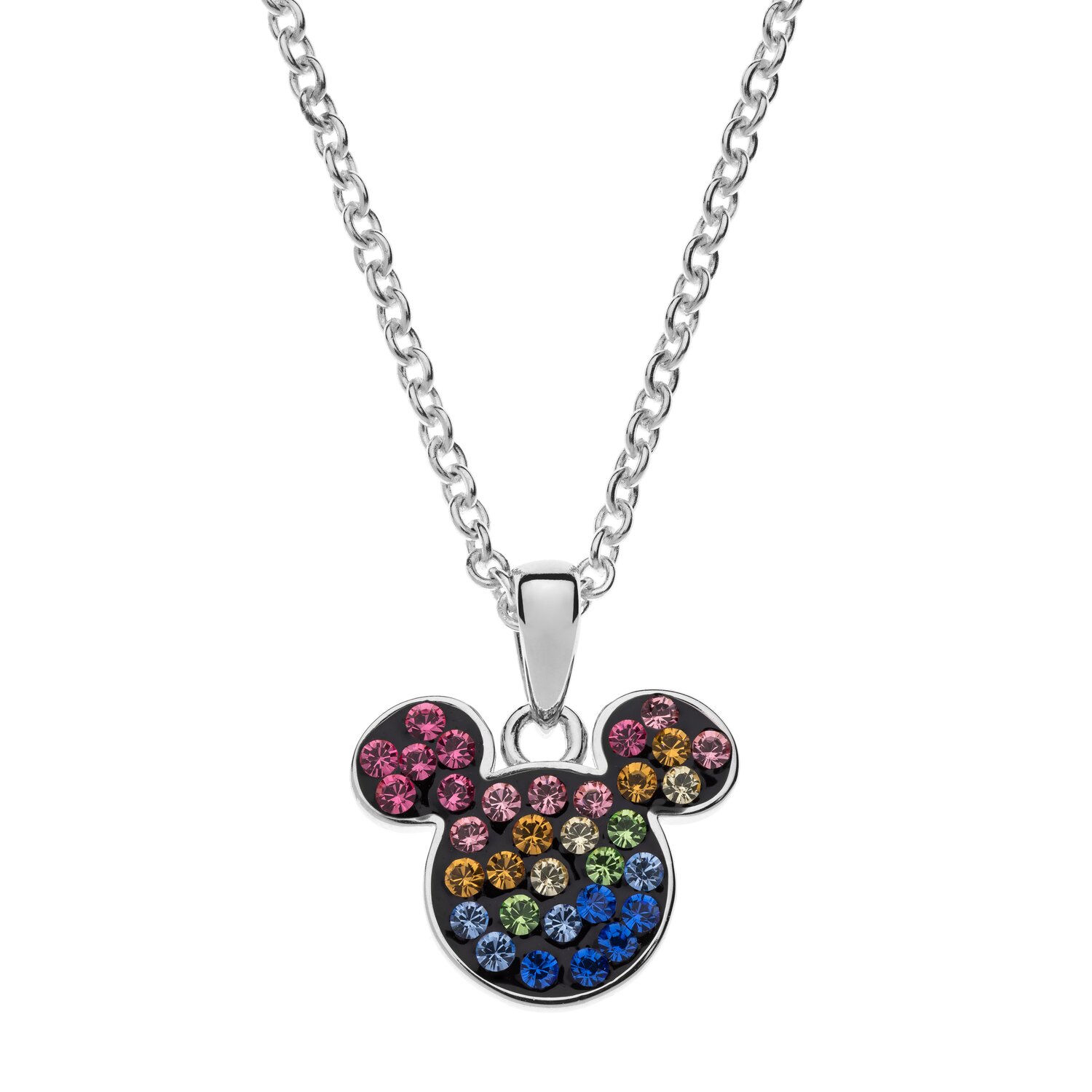 Colier Disney Mickey Mouse - Argint 925 si Cubic Zirconia colorate