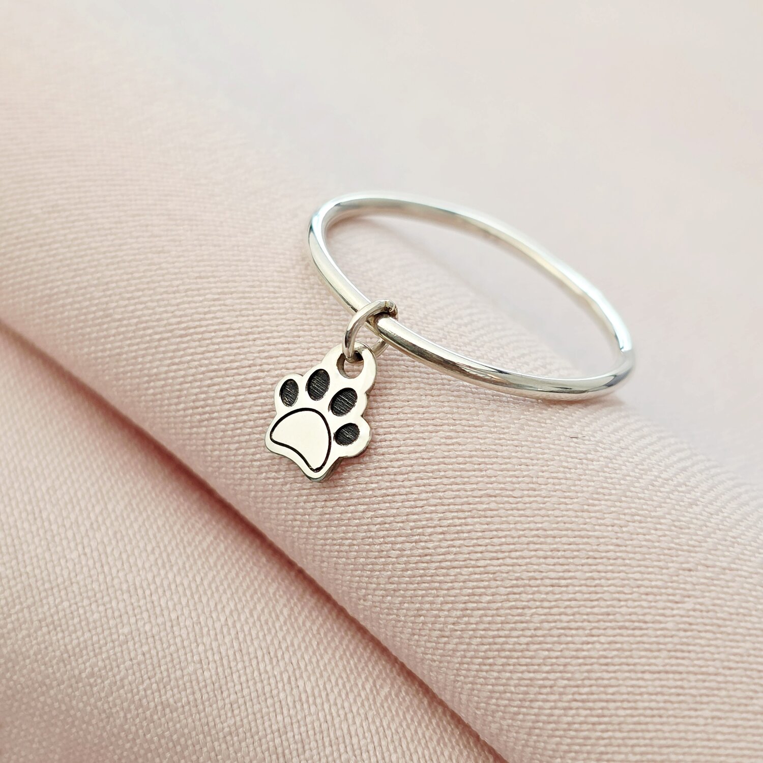 Inel Midi cu Charm - Love my pet - Argint 925