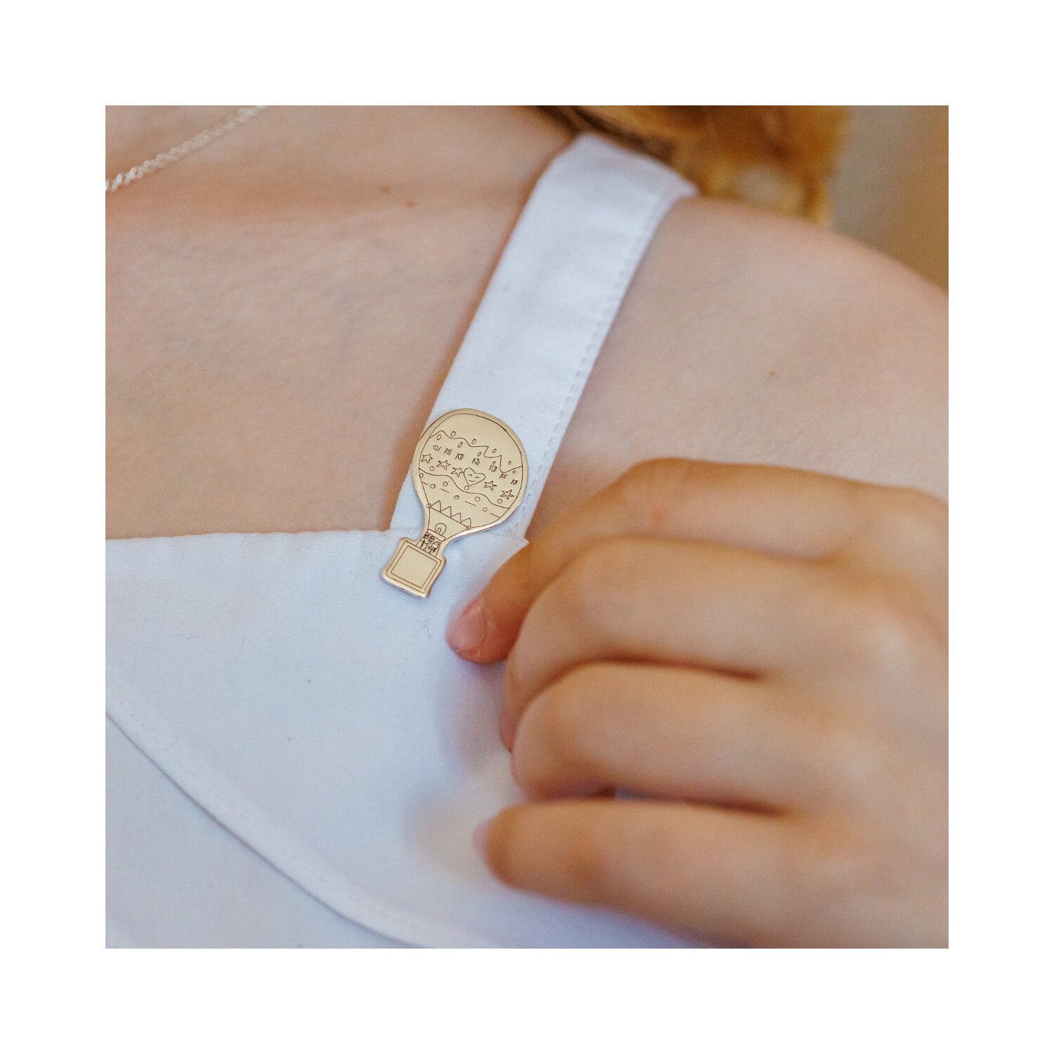 Pin ARIANA colectia Our Children - Balon cu aer cald - Argint 925